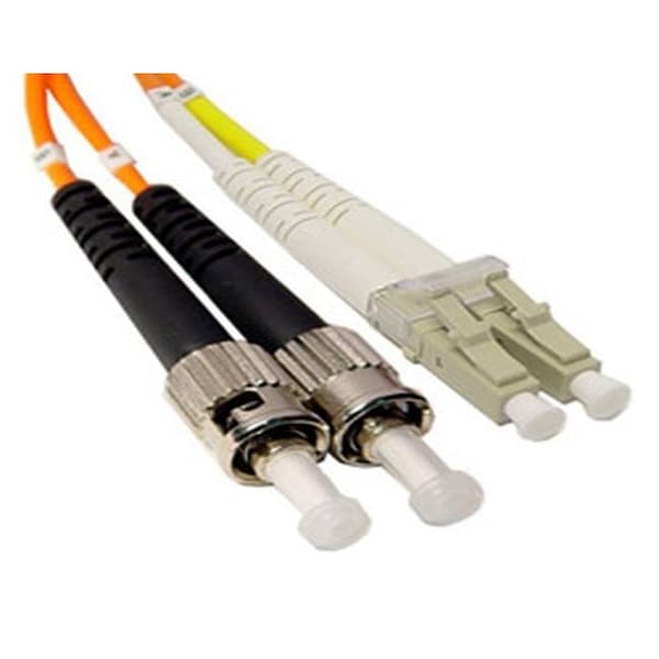 1m *LC UPC to ST UPC Duplex OM2 Multimode PVC *2.0mm Fiber Optic Patch Cable